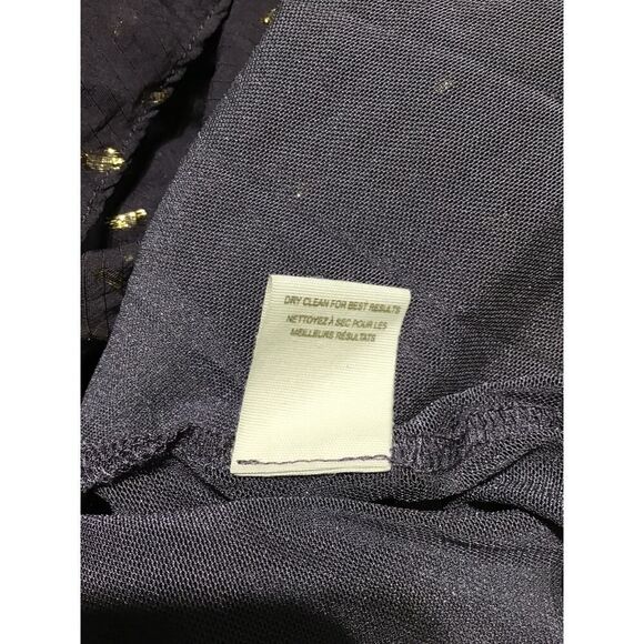 Free People Black & Gold Metallic Ruffle Tunic - Picture 8 of 8